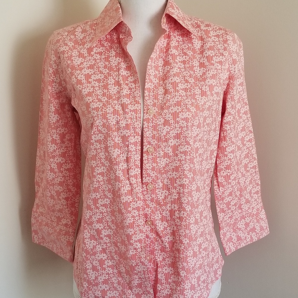 Eddie Bauer Wrinkle Resistant Button Up
